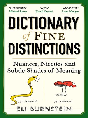 cover image of Dictionary of Fine Distinctions